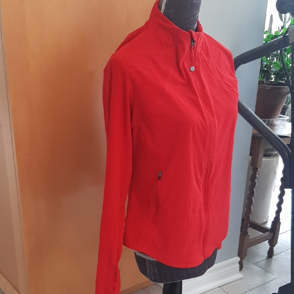 Tuff❤Athletics Red Utility Jacket LNWT with Stand-Up Collar Size M